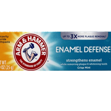 Arm & Hammer Truly Radiant Bright & Strong Whitening Toothpaste .9 Oz Travel Size (Pack of 6)