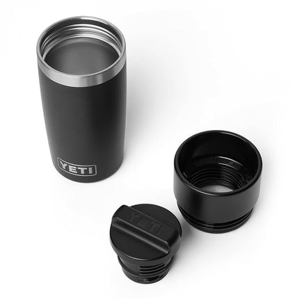 YETI Rambler 12 oz Travel Bottle, Stainless Steel, Vacuum Insulated with Leakproof Commuter Cap, Black