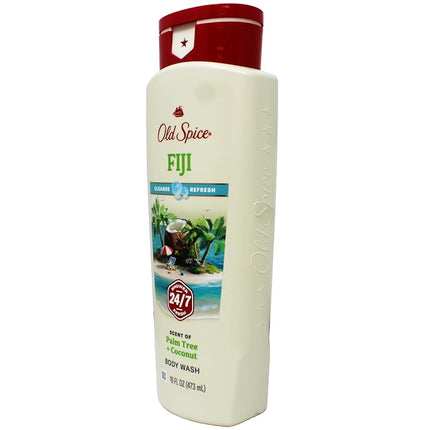 Old Spice Fresher Collection Fiji Scent Men's Body Wash 16 Oz (Pack of 3)