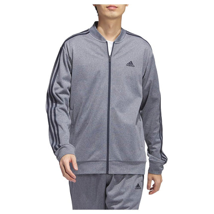 adidas Men's Three Stripe Tricot Full-Zip Jacket, 