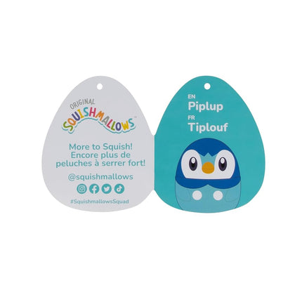 Squishmallows Original Pokémon 14-Inch Piplup Plush - Add Piplup to your Squad, Ultrasoft Stuffed Animal Medium Plush, Official Kelly Toy Plush