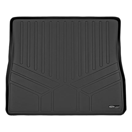 SMARTLINER All Weather Custom Fit Cargo Trunk Liner Floor Mat Behind 2nd Row Black for 2011-2019 Toyota Sienna