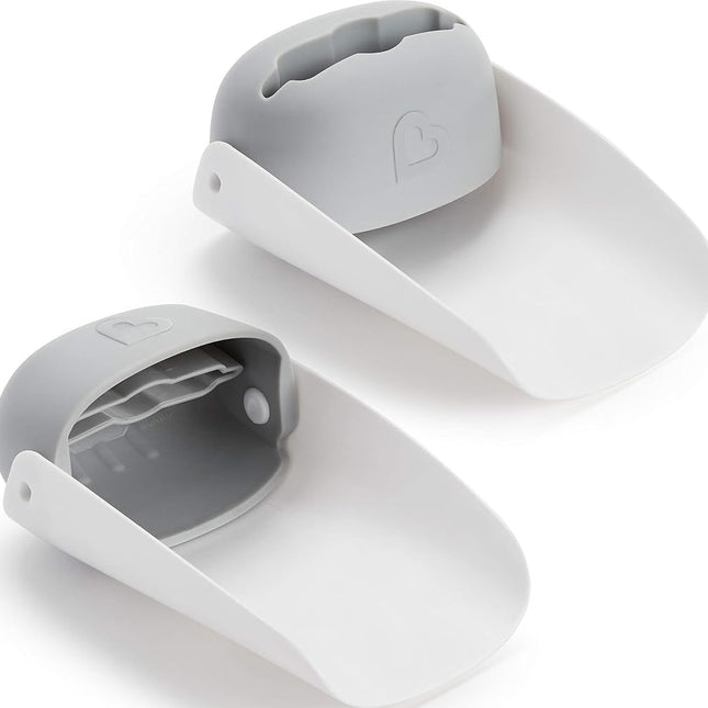 Munchkin Faucet Extender 2 Piece Set, Grey