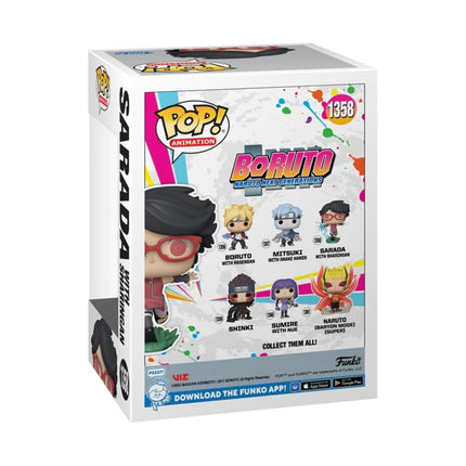 Pop! Animation: Boruto - Sarada with Sharingan (Glow in The Dark Exclusive)