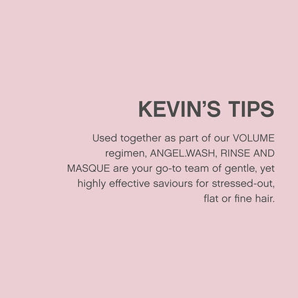 KEVIN.MURPHY ANGEL.WASH Volumising Shampoo, Sulphate-Free, Fine Hair, 250ml