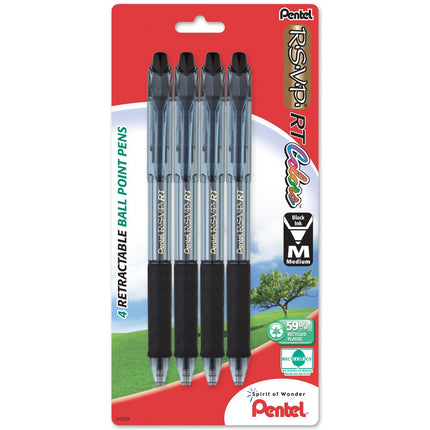 Pentel R.S.V.P. RT Colors New Retractable Ballpoin