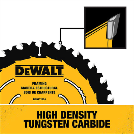 DEWALT DWA171460B10 7-1/4-Inch 60-Tooth Circular Saw Blade, 10-Pack