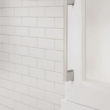 Amerock 10BX37133G10 | Satin Nickel Cabinet Pull | 6-5/16 inch (160mm) Center-to-Center | 10 Pack | Cityscape | Furniture Hardware