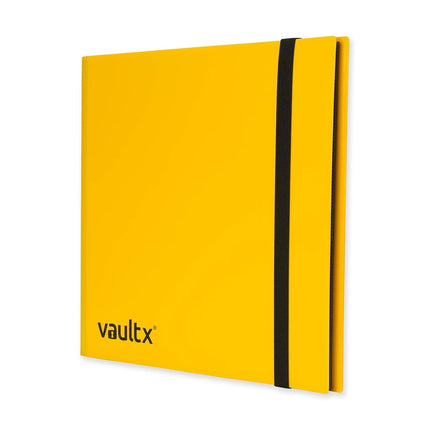 Vault X 12 Pocket Strap Trading Card Binder 480 Cards Side Loading (Yellow)