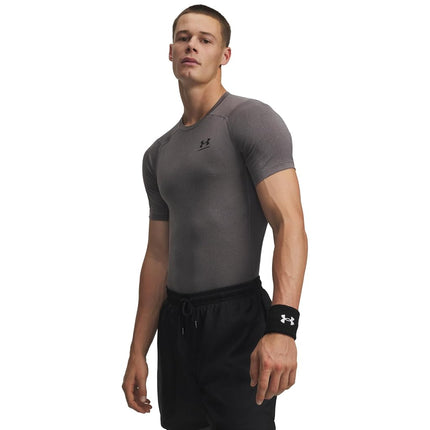 Under Armour Mens UA HG Armour Comp SS, short-sleeved sports t-shirt for men, comfortable and lightweight gym clothes for workouts