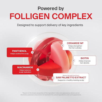 Dr.FORHAIR Bio-3 Folligen Shampoo 500 ml/16.91 fl. oz. | Hair Strengthening Shampoo | Thickening and Volumizing | Revitalizes and Moisturizes Lifeless Hair | Calming and Hypoallergenic