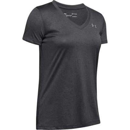 Under Armour Women Tech Short Sleeve V - Solid, La