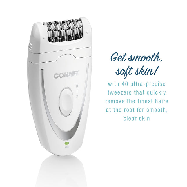 Épilateur et appareil d'épilation corps entier pour femmes Conair, sans fil/rechargeable, parfait pour tout le corps