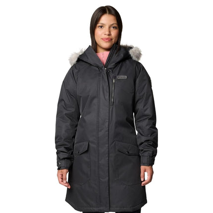 Columbia Women's Suttle Mountain Long Insulated Jacket, Black, Small