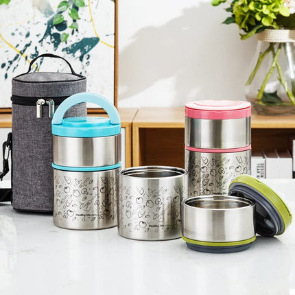 Lille Home Insulated Food Flask, Vacuum Insulated Lunch Box, 950ml