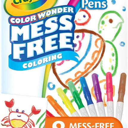 Crayola Color Wonder Paintbrush Pens, Mess Free Paint Set for Kids, 8ct Refill, 3+