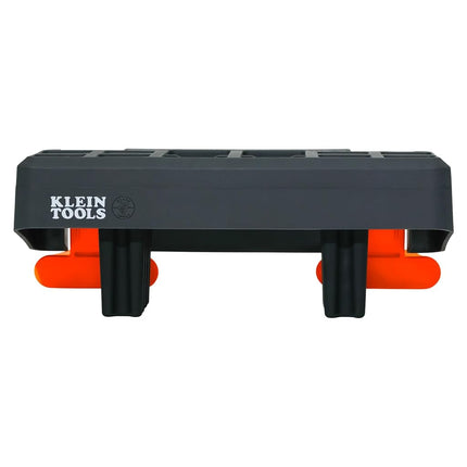 KLEIN TOOLS BC702SL Tool Holder Module Rail System Attachment, 15-Pound Load Rating, High-Impact Plastic, Weather-Resistant with Swappable Inserts for Man Lifts and Scissor Lifts