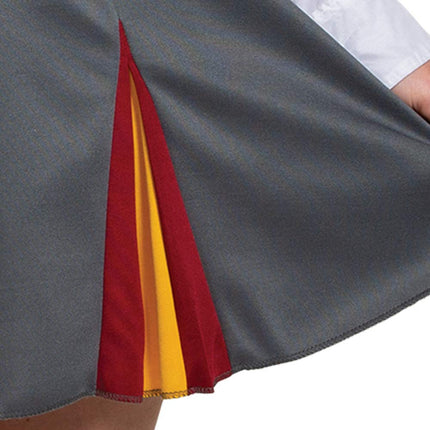 DISGUISE 108269B Harry Potter Skirt, Wizarding World House Themed Dress Bottom, Adult Halloween Costume and Party Accessory Gryffindor, Gray & Gold, Medium