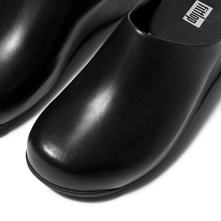 Fitflop Women's Shuv - Leather Clogs, Black Black 001, 8 UK
