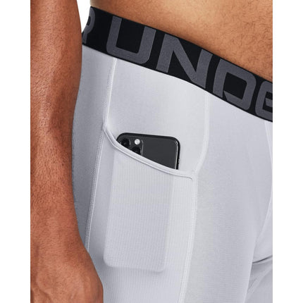 Mallas 3/4 Armour HeatGear de hombre Under Armour, gris mod (011)/negro, talla M