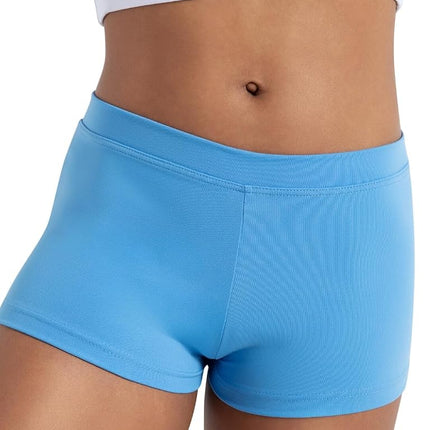 Capezio Women's Low Rise Boy Cut Short,Columbia Bl