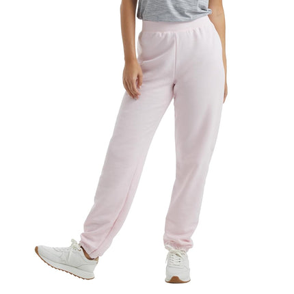 Hanes Women's Mid Rise Cinch Leg Pant, Pale Pink, x Large