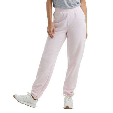 Hanes Women's Mid Rise Cinch Leg Pant, Pale Pink, 
