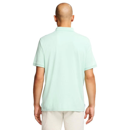 IZOD Men's Short Sleeve Interlock Polo Shirt, Mist Green, S