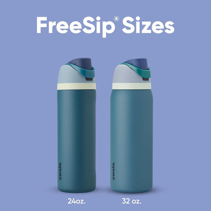 Owala FreeSip Insulated Stainless Steel Water Bottle, 945ml, Denim