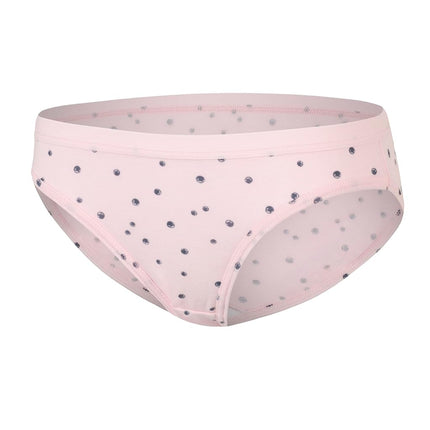 Hanes Culotte Bikini, Caleçon en Coton Extensible pour Filles, Assortiment, Paquet de 12, Noir, Chair, Gris, Blanc, Imprimé à Pois, Imprimé à Rayures, Imprimé Étoile, 8