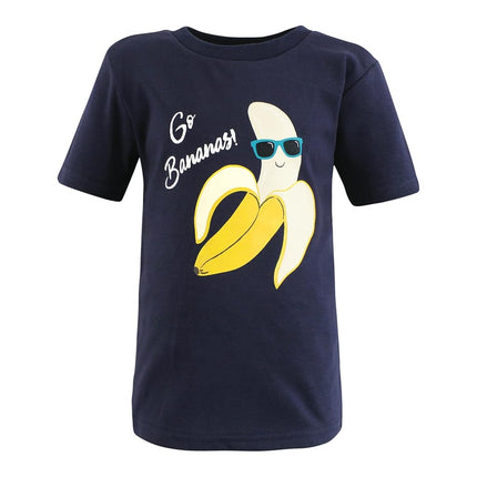 Lot de T-shirts Bébé Unisexe à Manches Courtes Hudson Baby, Cool Safari, 6-12 Mois