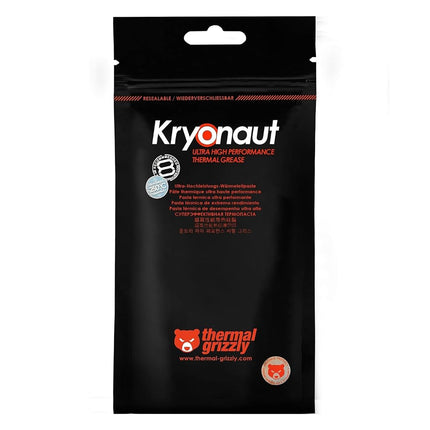 Thermal Grizzly Kryonaut (1g) – Thermal Paste for CPU, GPU and consoles – Non-Conductive Thermal Compound with High Thermal Conductivity