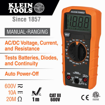 Klein Tools 80101 Kit de probador de casas, probadores de salida y receptáculo GFCI, multímetro, NCVT, buscador de interrupto