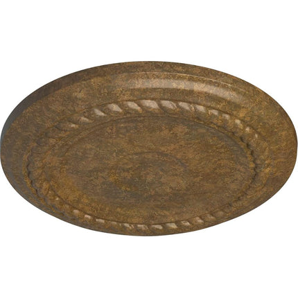 Ekena Millwork CM07ALRZS 7-7/8 x 3/4 Small Alexandria Ceiling Medallion, Rubbed Bronze