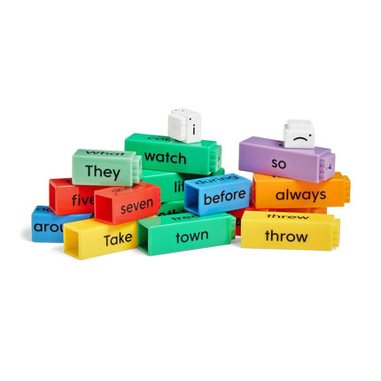 Learning Resources Reading Rods Sentence Construction, Learn to Read, Sentence Building for Kids, Parts of Speech Linking Cubes, Learn to Read Toys, Reading Tools for Kids, Moyen