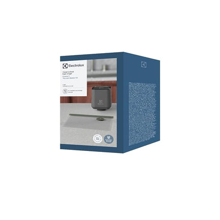 Electrolux Handheld 23EVSL01AY Rechargeable Food Sealer and Vacuum Pump for storage and Sous Vide with Reusable Sealer Bags (10), Small, Gray