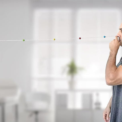 Brock String 10 Foot Vision Convergence Training Tool - Train Vision, Improve Strength & Athletic Performance, and More!