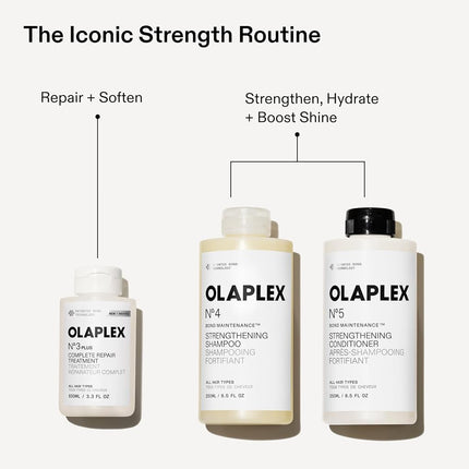 Olaplex Nº.5 Bond Maintenance™ Hair Strengthening Conditioner: Repairs Damage & Defends Future Breakage | Boost Shine & Reduce Frizz | For Coily, Curly, Straight, and Wavy, 250 mL / 8.5 Fl. Oz.