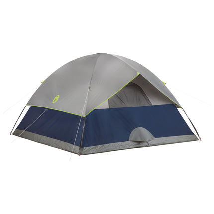 Coleman Sundome 6-Person Tent with Rainfly, Weatherproof Tent Sets Up in 10 Mins