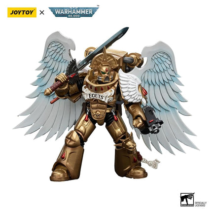 JoyToy Warhammer 40k: The Horus Heresy - Blood Angels Sanguinary Guard with Encarmine Sword 2 1:18 Scale Figure