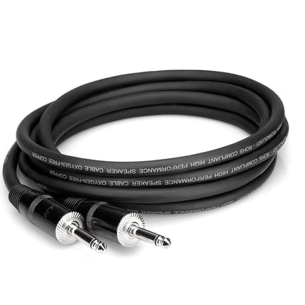 HOSA Speaker Cable, Jumbo 1/4" 14AWG x2, 25 ft.