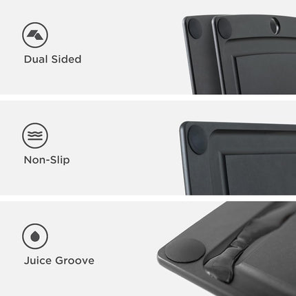Epicurean All-in-One Series Cutting Board, 37 x 28.5 x 0.6cm - Slate