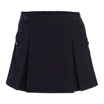 Nautica Girls Size' School Uniform Stretch Poplin Scooter, Navy, 16 Plus