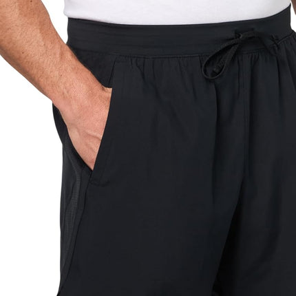 Under Armour Men's Launch Run 7 Inch Unlined Shorts, (003) Black/Black/White, X-Small
