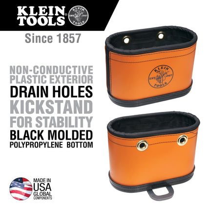Hard-Body Oval Bucket with Kickstand Klein Tools 5144BHB