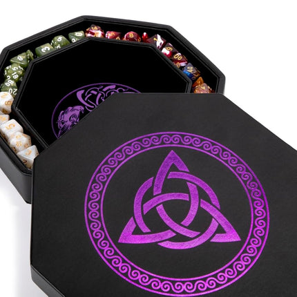 Premium Dice Tray for DND, Detailed World Tree & T