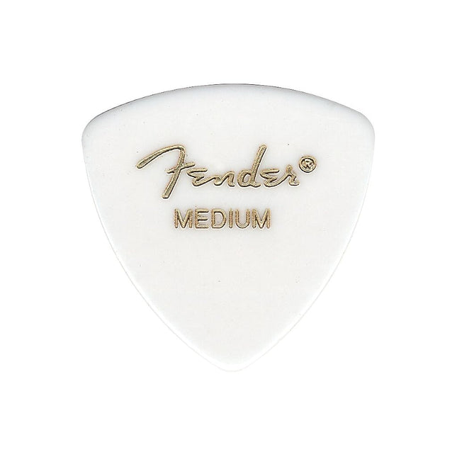 Fender 346 Classic Celluloid Guitar Picks 72-Pack - White - Medium