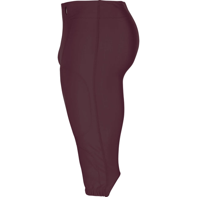 CHAMPRO Standard Blocker Traditional Adult Football Game Pants, Maroon, Large