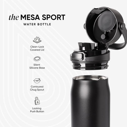 Simple Modern Insulated Sport Water Bottle with Chug Lid | 30oz, Wine