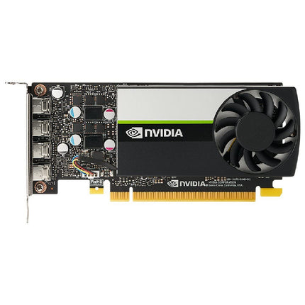 PNY NVIDIA T1000 8 GB Professional Graphic Card 8GB GDDR6 PCI Express 3.0 x16, Single Slot, 4x Mini-DisplayPort, 8K Support, Ultra-quiet active fan (VCNT1000-8GB-PB)